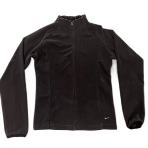 Nike Therma Fit Long Sleeve 1/4 Zip Top Black Sz S Athletic Warm Pullover EUC